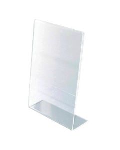 Stalak za 1 prospekt, stolni, plexi, A4, Q-Connect