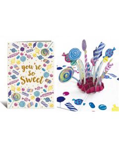 Čestitka Origami 3D You're so sweet