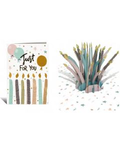 Čestitka Origami 3D Just for You