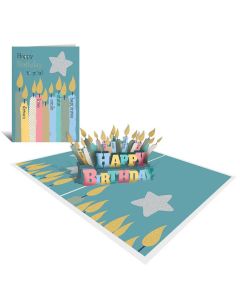 Čestitka Origami 3DHappy Birthday