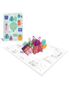 Čestitka Origami 3D Happy Birthday