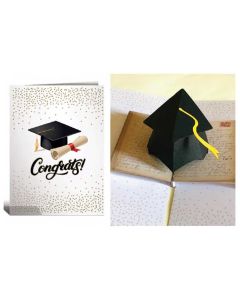 Čestitka Origami 3D diploma