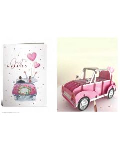 Čestitka Origami 3D vjenčanje