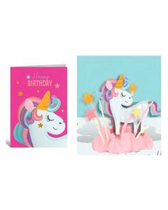 Čestitka Origami 3D Happy Birthday