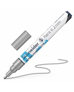 Flomaster Schneider, akrilni marker, Paint-It 310, 2 mm, srebrni