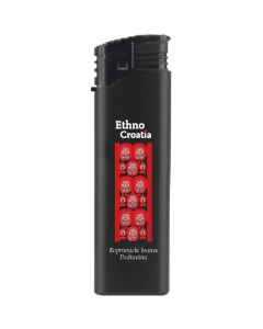 Upaljač Atomic F2 Ethno Croatia Koprivnički Ivanec crni