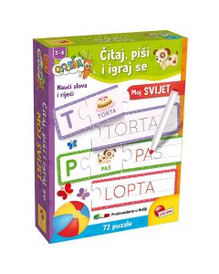 Igra slagalica Čitaj piši i igraj se Carotina 3-6god.