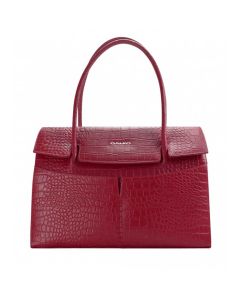 Torba ženska crvena kroko koža 10-1003-3633