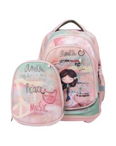 Ruksak ergonomski s 2 lica ANEKKE Peace&Love 245563-EC