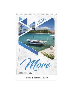 Kalendar zidni More 2026.