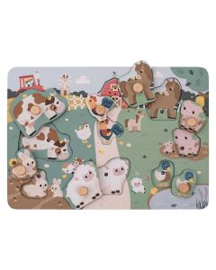 Igra Free 2 play - Drvena žvučna umetaljka farma