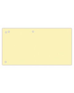 Pregrada kartonska 240x105 mm Office products, set 100 komada, 190 gsm, žuta