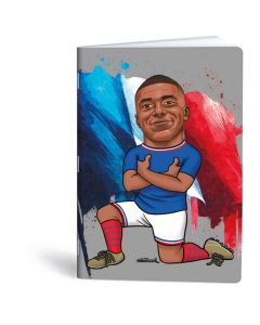 Bilježnica A4 40 listova karo Football icons