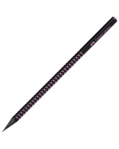 Olovka grafitna B Sparkle Midnight Faber-Castell 118258 crno roza