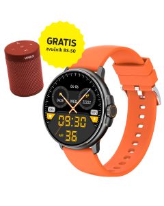 Pametni sat Life Fit pro 2 Vivax, orange + zvučnik BS-50 Vivax, red