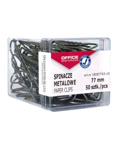 Spojnice za spise Office products metalne 77 mm, 50/1, u kutiji