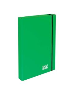 Fascikl kartonski Spree s klapnama i gumicom, 230X315X40 mm, zeleni
