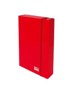 Fascikl kartonski Spree s klapnama i gumicom, 260X335X70 mm, crveni