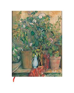 Notes 12x18 cm s gumicom, Cezanne?s Terracotta Pots and Flower Paperblank
