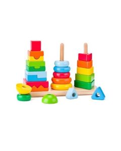 Igračka drvena trostruka za nizanje 902279