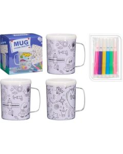 Igračka šalica za bojanje u kutiji s priborom 494793