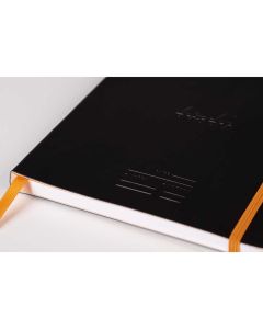 Notes A5+, Rhodiarama meeting book, crni