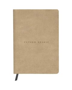 Notes A5, Flying spirit, diktando, tvrdi uvez, kožni, bež