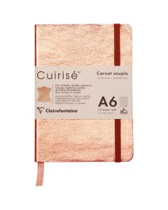 Notes A6, Cuir, s gumicom, čisti, bakreni