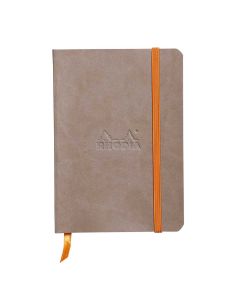 Notes A6, Rhodiarama soft, s gumicom, diktando, taupe