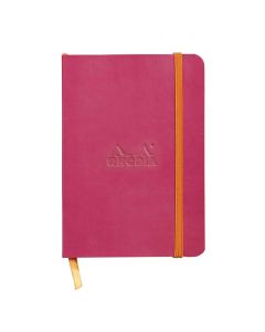Notes A6, Rhodiarama soft, s gumicom, diktando, pink