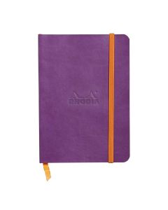 Notes A6, Rhodiarama soft, s gumicom, diktando, ljubičasti