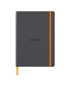 Notes A5, Rhodiarama soft, s gumicom, diktando, titan