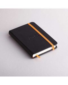 Notes A6, Rhodia Rhodiarama webnotebook, diktando, crni
