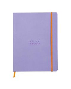 Notes B5, Rhodia Rhodiarama soft, s gumicom, diktando, iris