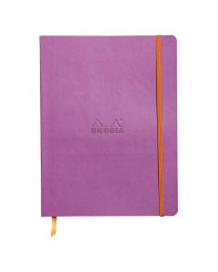 Notes B5, Rhodia Rhodiarama soft, s gumicom, diktando, lila