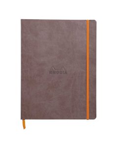 Notes B5, Rhodia Rhodiarama soft, s gumicom, diktando, smeđi