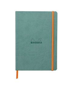 Notes A5, Rhodiarama soft, s gumicom, diktando, plavi