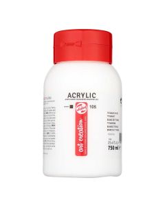 Boja akrilna 750ml Art Creation titanij bijela