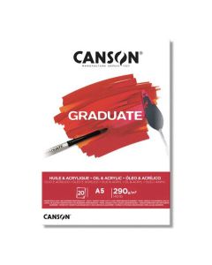 Blok slikarski A5, 290gr/20listova, Canson Graduate
