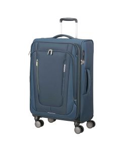 Kofer American Tourister Wanderlite M, s proširenjem, plavi