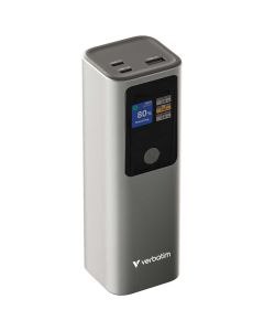 Baterija prijenosna Verbatim Powerbank 27000mAH Charge 'n' Go 183W max, Dual USB-C? port, 1xUSB-A, Smart digital TFT display