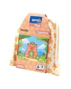 Slagalica puzzle Spree, 36 komada, Kapibara, u platnenoj eko vrećici