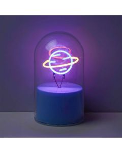 Lampa staklena kupola iTotal NEON-efekt LED Saturn XL3252