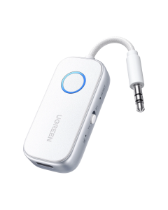 UGREEN Bežični Audio transmiter i receiver, BT 5.4, 3.5 mm, bijeli