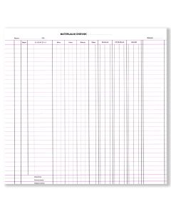 D-3412 DNEVNIK ZA KONTOVNIK K - 3411; Komad, 30 x 31 cm