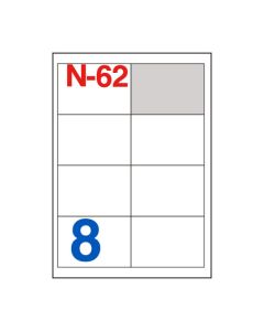 Etikete za laserske i ink-jet pisače Nano, N-62, 97x67,7 mm, 100/1