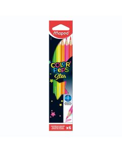 Bojice drvene Maped 6/1 fluo MAP832003