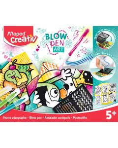 Set kreativni Maped Creativ Blowpen Pop art 5+