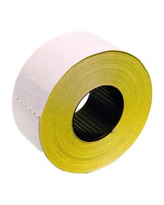 Etikete samoljepljive u roli, 26x16 mm, žute, četvrtaste