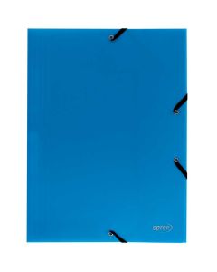 Fascikl A4 PP s gumicom, 75605, Spree, plavi